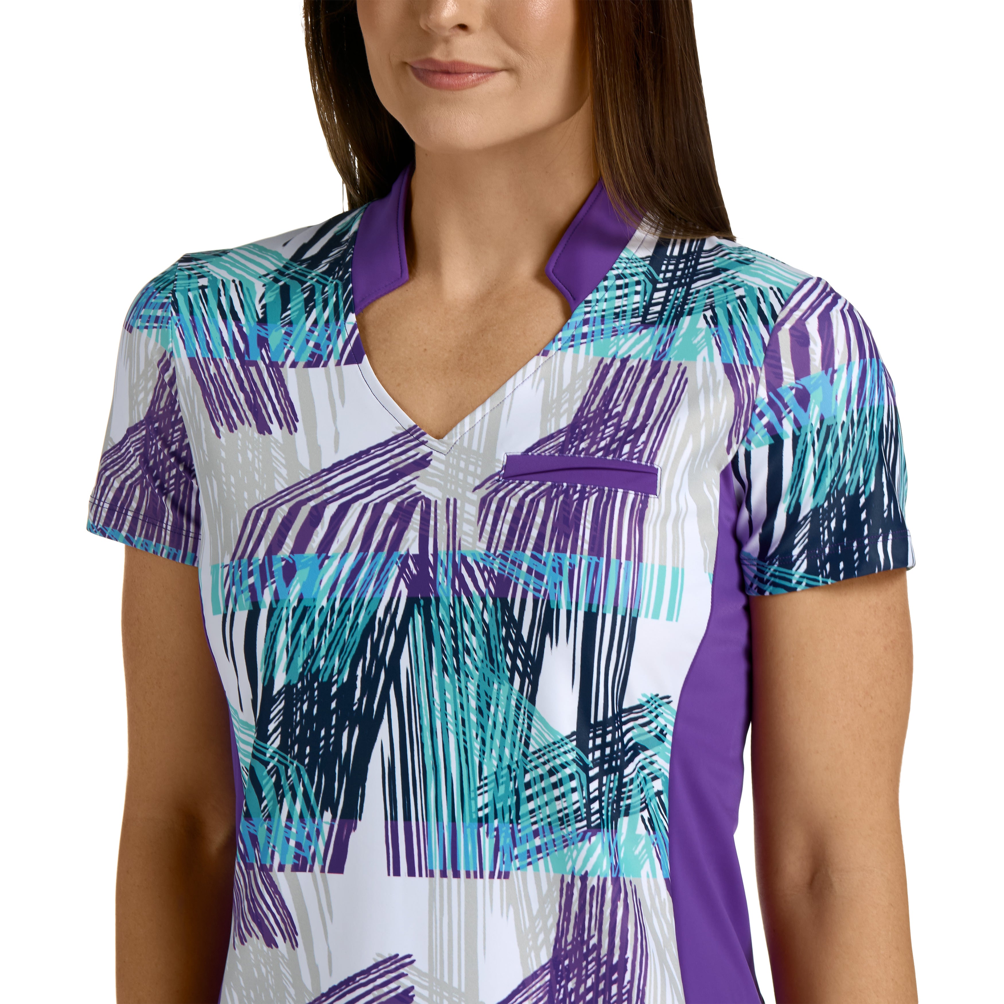 Jade Print Top - FINAL SALE