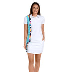 Colette White/Print Top - FINAL SALE