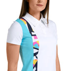 Colette White/Print Top - FINAL SALE