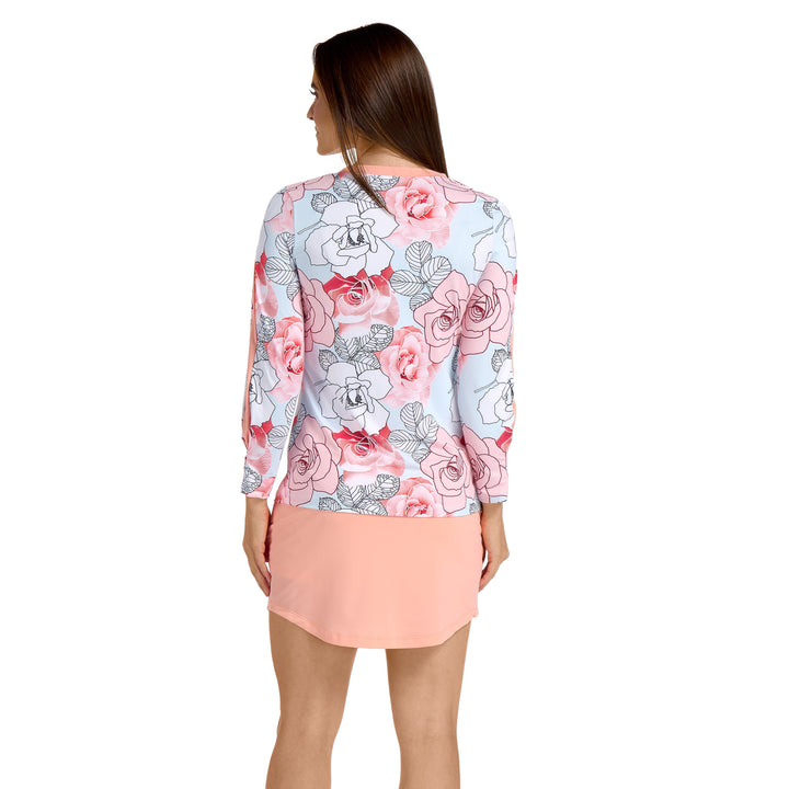 Faye Print Long Sleeve Top - FINAL SALE | Women's Golf