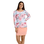 Faye Print Long Sleeve Top - FINAL SALE