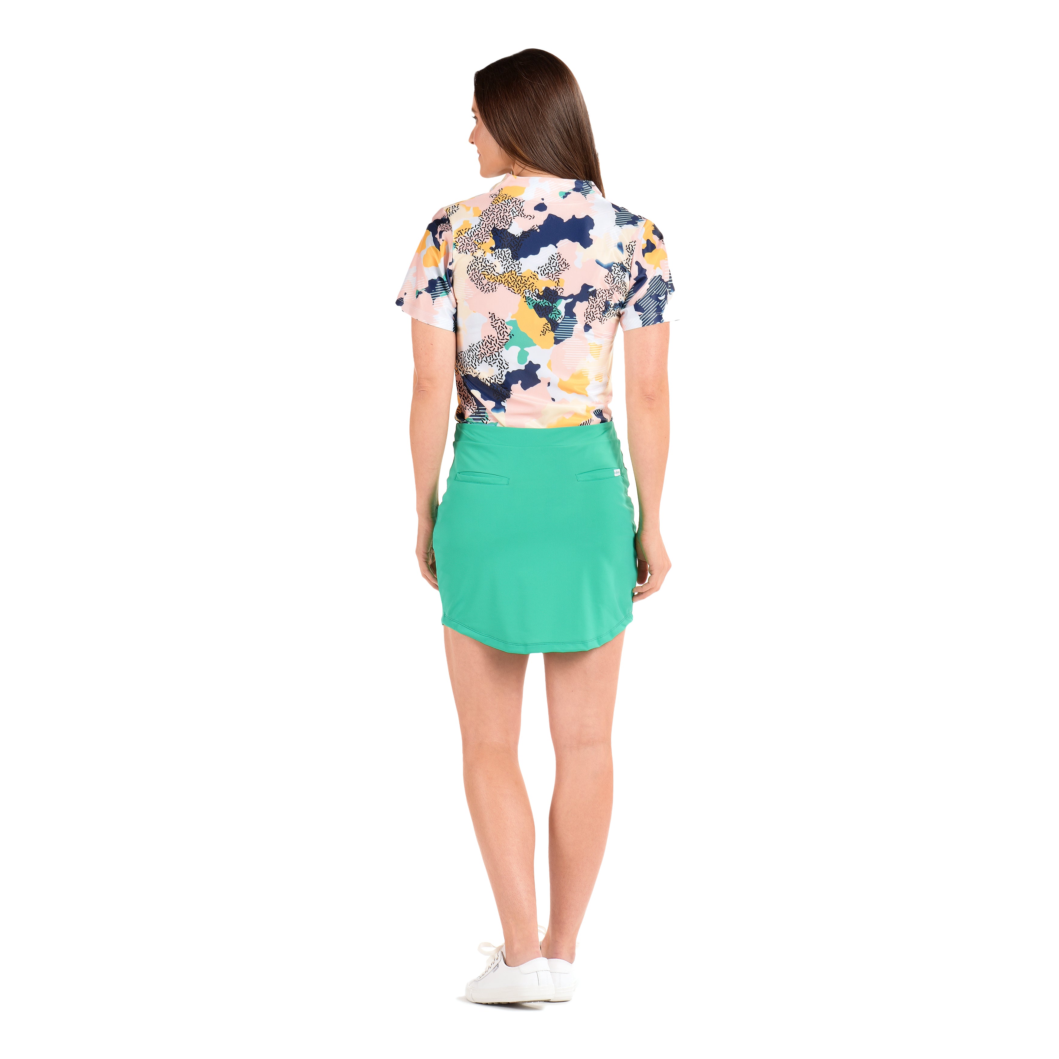 Lilian Tropic Leaf Skort - FINAL SALE