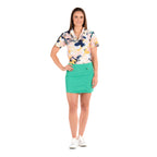 Lilian Tropic Leaf Skort - FINAL SALE