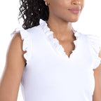 Serena White Top - FINAL SALE