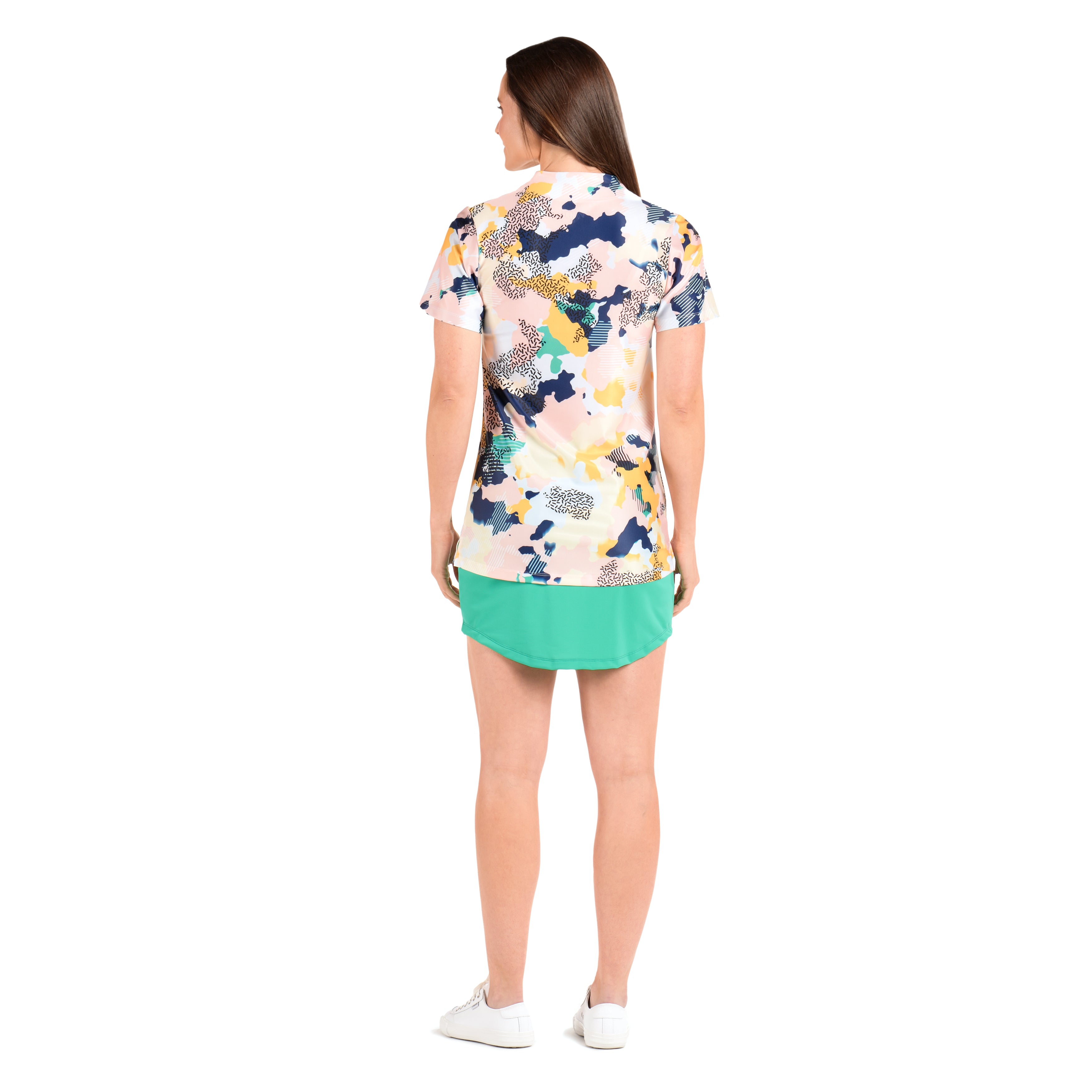 Lucinda Flutter Print Top - FINAL SALE