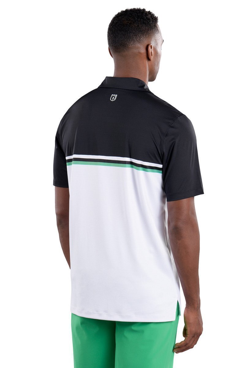 Alex 2 Color Black/White Polo - FINAL SALE