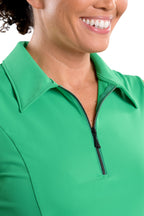 Alma Green Tank Top - SwingDish Women's Golf and Tennis Tops