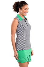 Alma Stripe Tank Top - SwingDish Women's Golf and Tennis Tops