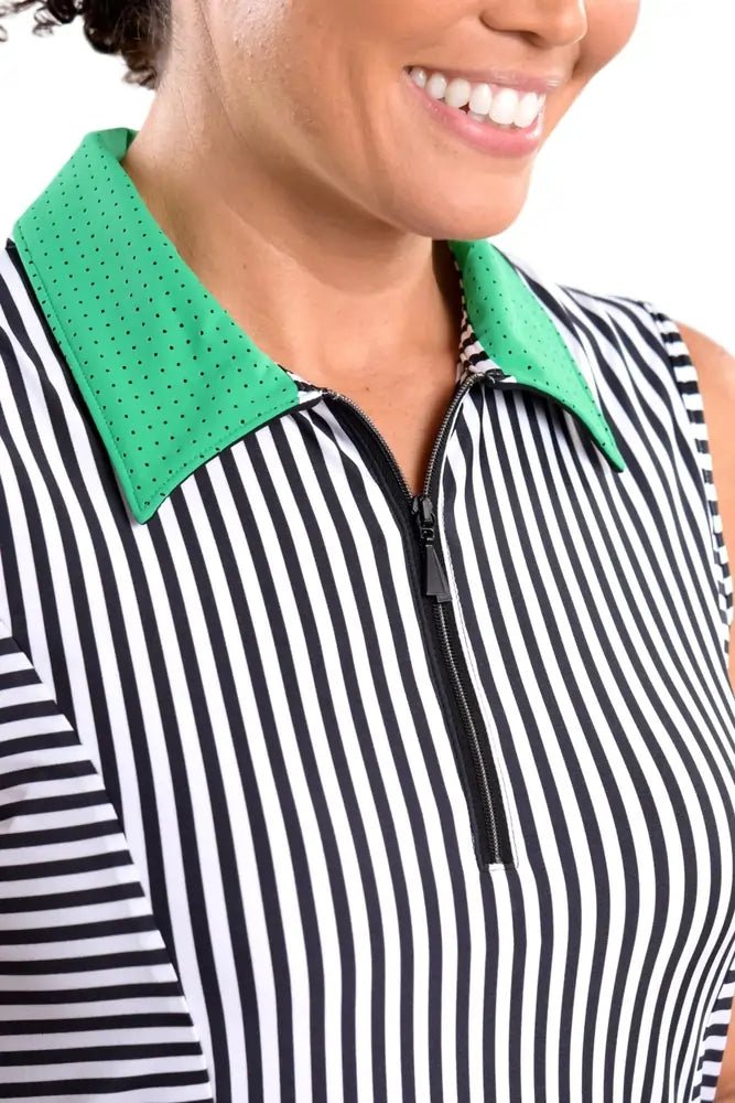 Alma Stripe Tank Top - SwingDish Women's Golf and Tennis Tops
