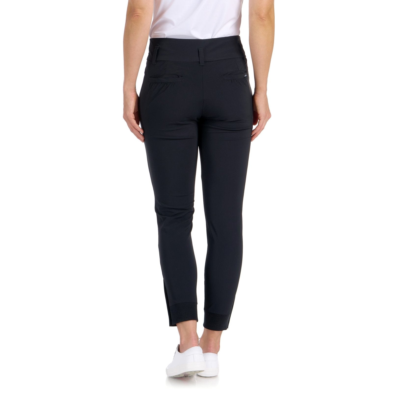 Ariana Slim Black Jogger - SwingDish Women's Golf and Tennis Pant