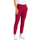 Ariana Slim Crimson Jogger - SwingDish Women's Golf and Tennis Pant