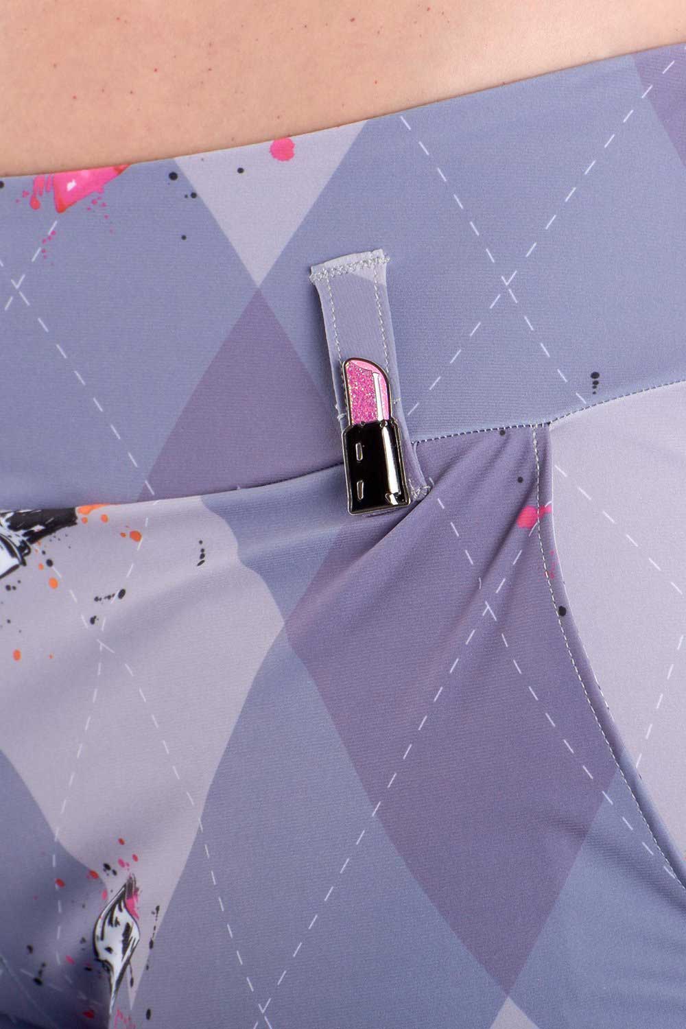 Aspen Lipstick Print Short - FINAL SALE - SwingDish