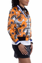 Berlin Print Bomber Jacket - SwingDish