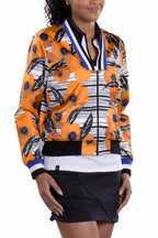 Berlin Print Bomber Jacket - SwingDish