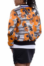 Berlin Print Bomber Jacket - SwingDish