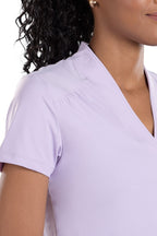 Woman Wearing SwingDish Caroline Lilac Top Product View 3