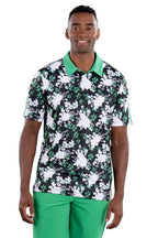 Chad Printed Sport Polo - FINAL SALE