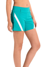 Charlotte Teal Short - SwingDish Women's Golf and Tennis Shorts