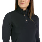 Eden Black Dress - SwingDish Women's Golf and Tennis Dress