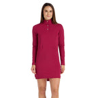 Eden Crimson Dress - SwingDish Women's Golf and Tennis Dress