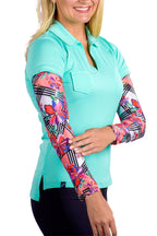 Flower Power Arm Sleeve It Print - SwingDish Women's Golf and Tennis Accessories