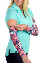 Flower Power Arm Sleeve It Print - SwingDish Women's Golf and Tennis Accessories
