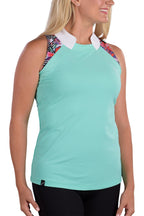 Flower Power Kora Top - SwingDish Women's Golf and Tennis Tops
