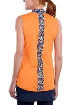 Woman Wearing SwingDish Gianna Printed Top Product View 2