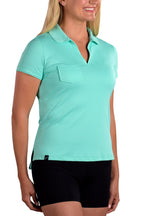 Woman Wearing SwingDish Harper Mint Product View 1