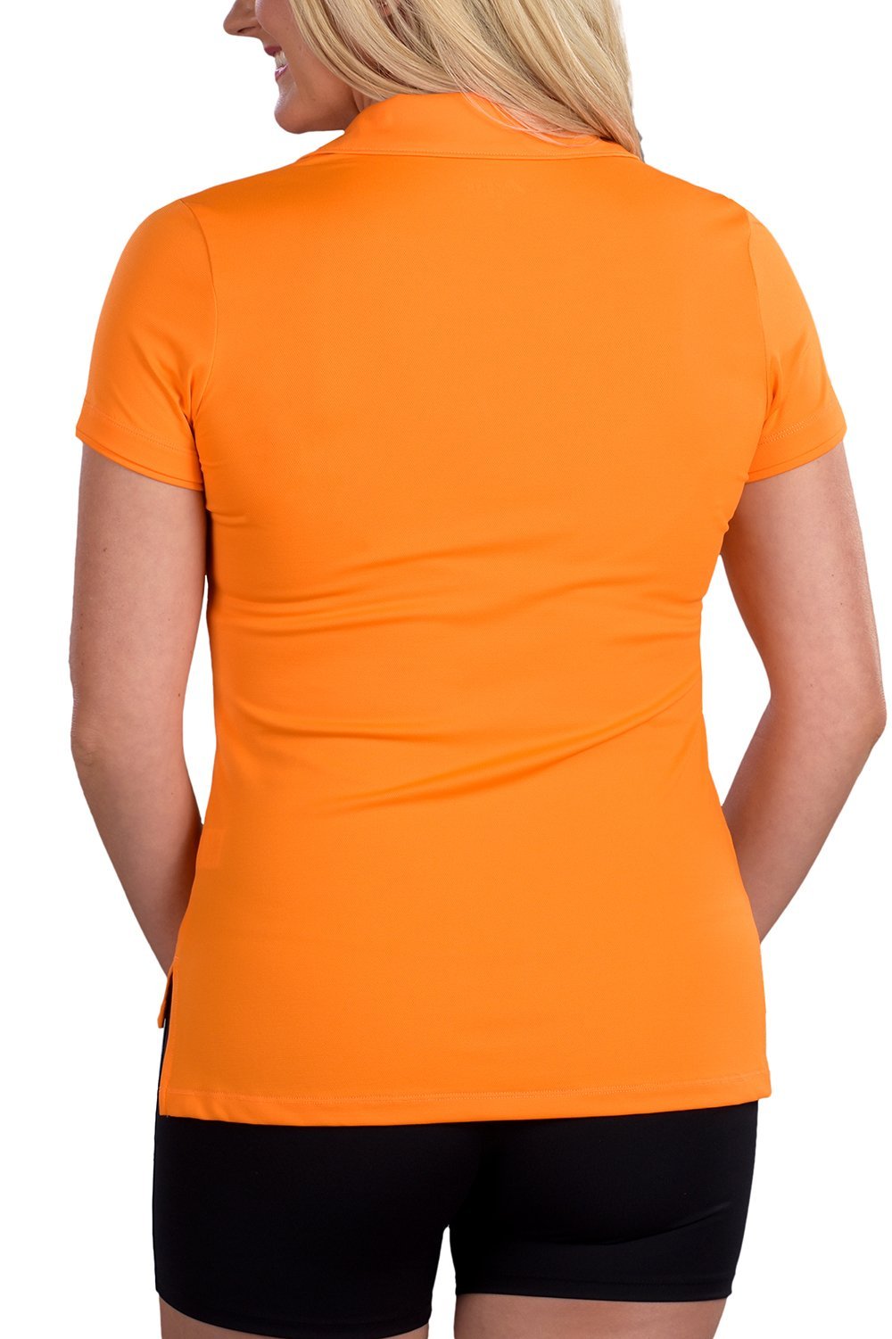 Woman Wearing SwingDish Harper Orange Product View 2