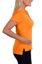 Woman Wearing SwingDish Harper Orange Product View 4