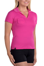 Woman Wearing SwingDish Harper Pink Product View 1
