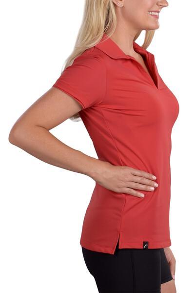 Woman Wearing SwingDish Harper - Signature Red Product View 3