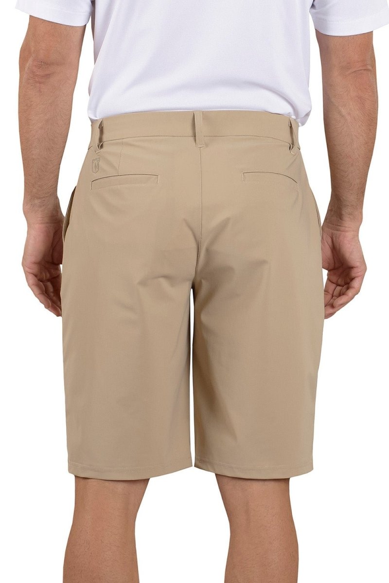 Icon 11" Inseam Short in Khaki - SwingDish Women's Golf and Tennis TRUE