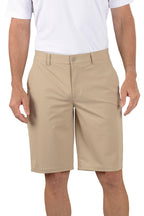 Icon 11" Inseam Short in Khaki - SwingDish Women's Golf and Tennis TRUE