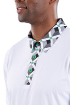 Jake White Accented Polo - FINAL SALE