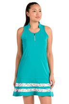 Josie Teal Dress - SwingDish Women's Golf and Tennis Dress