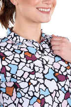 Karina Mosaic Print Top - SwingDish