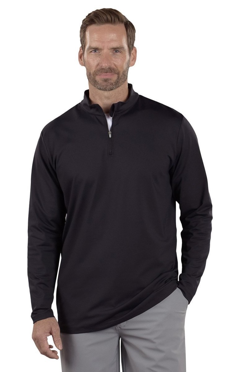 Keith Performance Pullover Black - SwingDish Women's Golf and Tennis TRUE