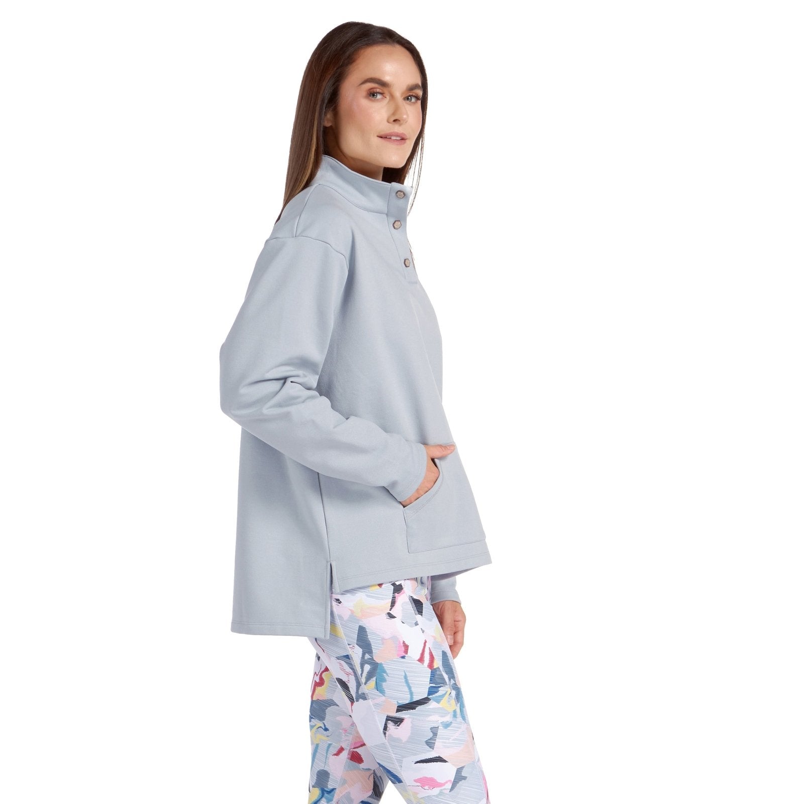 Kennedy Grey Jacket - SwingDish Women's Golf and Tennis Jacket