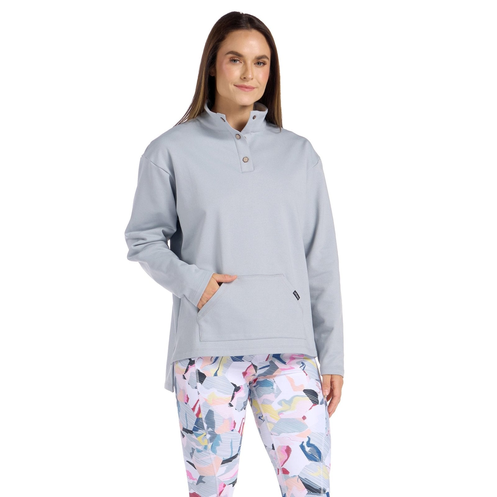 Kennedy Grey Jacket - SwingDish Women's Golf and Tennis Jacket