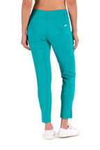 Linda Teal Slim Pant - SwingDish Women's Golf and Tennis Pants