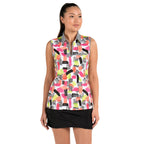 London Print Tank Top - SwingDish Women's Golf and Tennis Tank Top