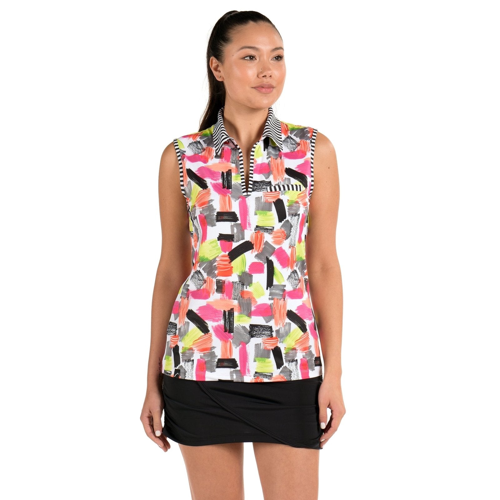 London Print Tank Top - SwingDish Women's Golf and Tennis Tank Top