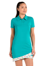 Mara Teal Dress - SwingDish Women's Golf and Tennis Dress