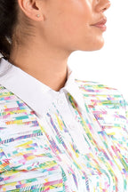 Meredith Print Top - SwingDish Women's Golf and Tennis Tops