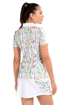 Meredith Print Top - SwingDish Women's Golf and Tennis Tops