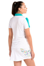 Meredith White Top - SwingDish Women's Golf and Tennis Tops