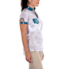 Naomi Camo Print Top - SwingDish Women's Golf and Tennis Tops