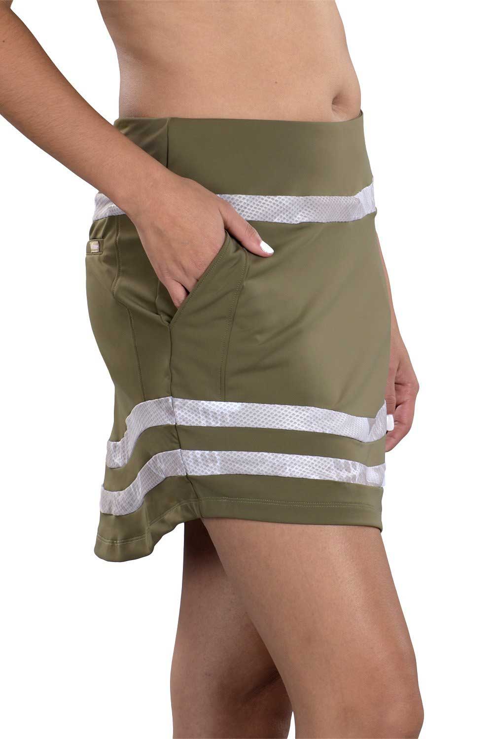 Olive Kaki Skirt - SwingDish